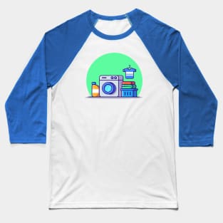 Washing Machine Laundry Set Baseball T-Shirt